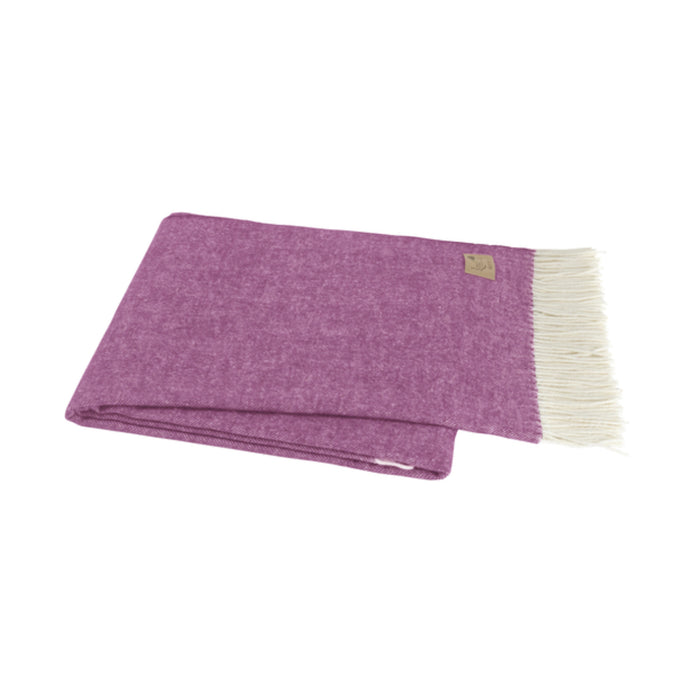 Italian Herringbone Throw - Allium