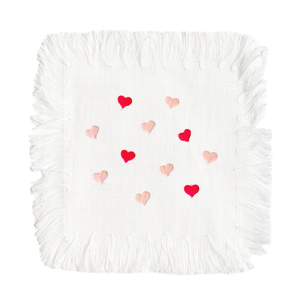 Mini Hearts Cocktail Napkin