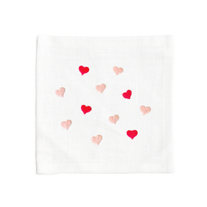 Mini Hearts Cocktail Napkin