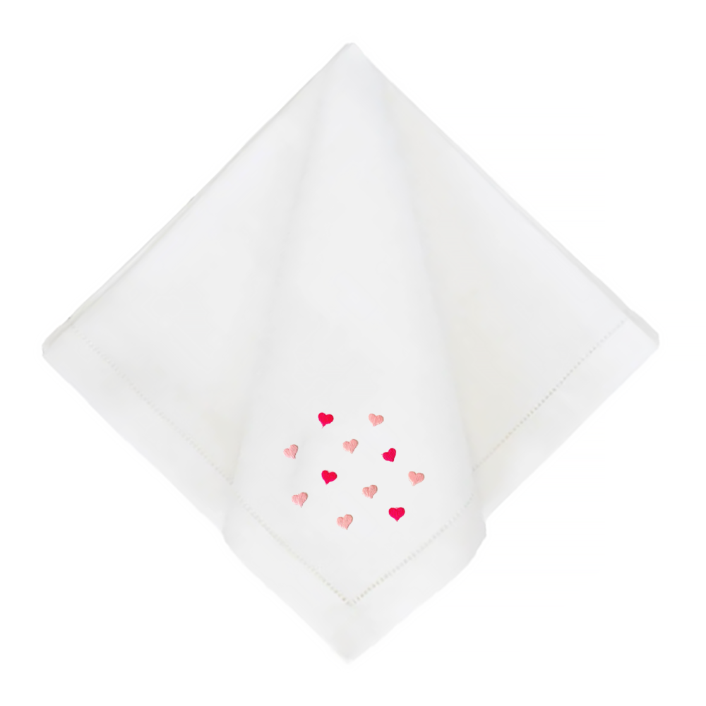 Mini Hearts Dinner Napkins