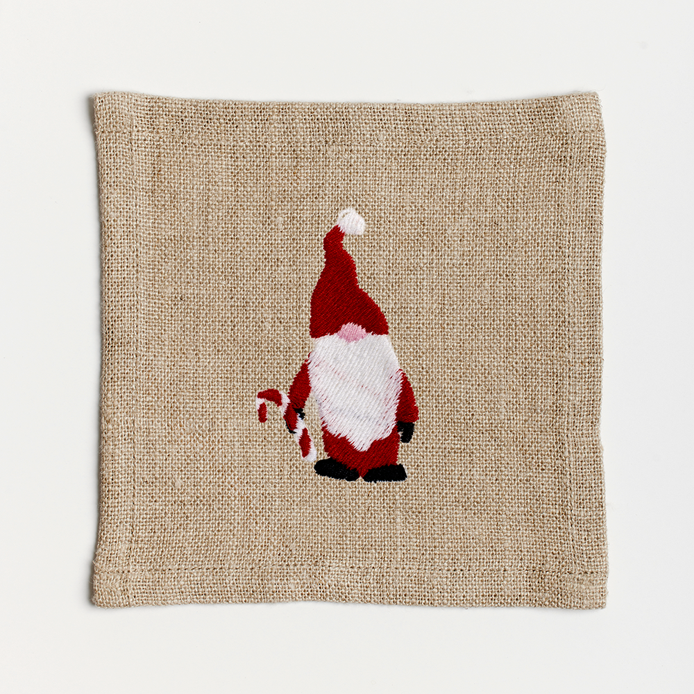 Festive Gnome Cocktail Napkins