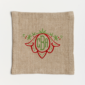 Holiday Monogram No. 02 Cocktail Napkins