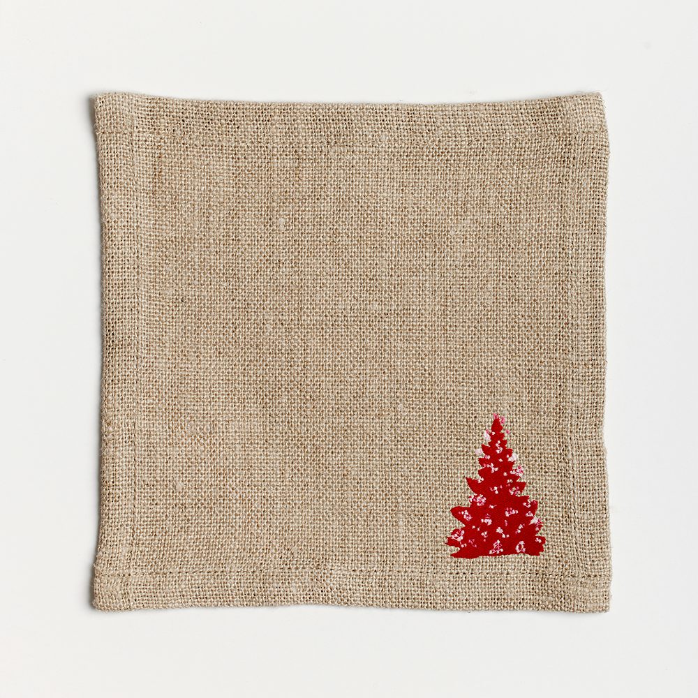 Little Christmas Tree Cocktail Napkins