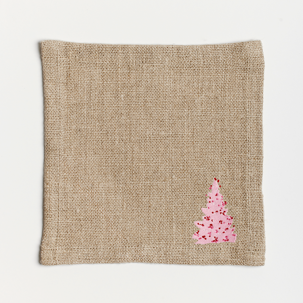 Little Christmas Tree Cocktail Napkins