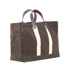 Waxed Commute Customizable Tote - Olive