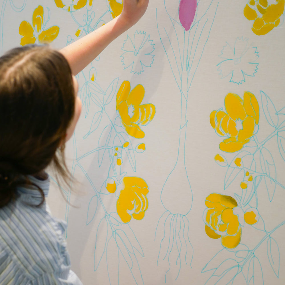 Hand-Painted Headboard