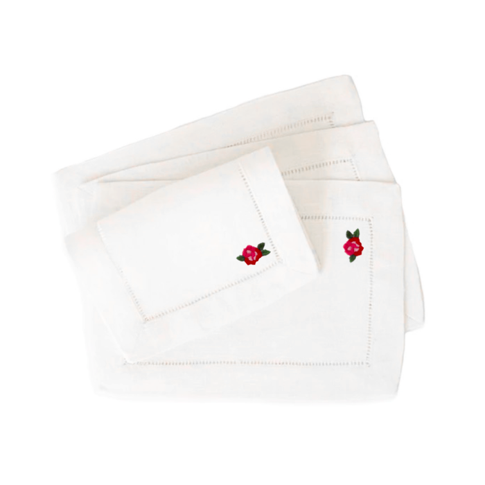 Rose Garden 6x9  Cocktail Napkins