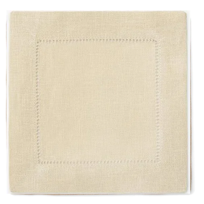 Festival 6x6 Customizable Linen Cocktail Napkins - Stone