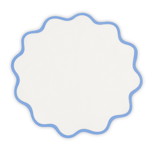 Scallop Edge Customizable Circle Placemat