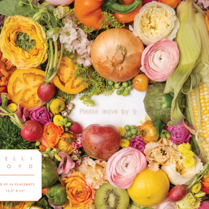 The Autumnal Gardner | Set of Paper Placemats