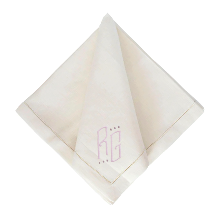 Festival Customizable Linen Dinner Napkins - Oyster