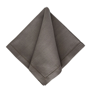 Festival Customizable Linen Dinner Napkins - Pewter