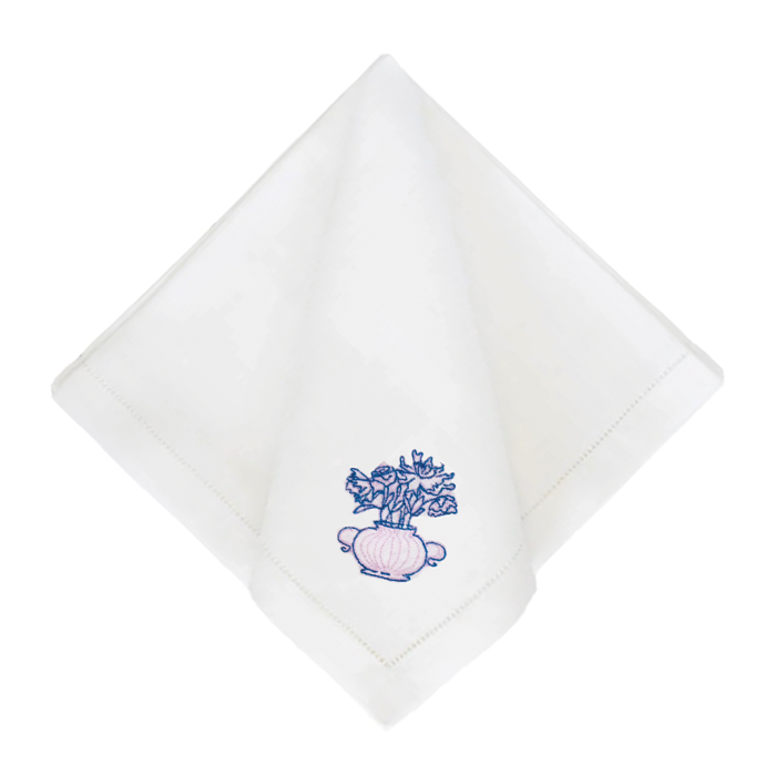 Flower Pot Doodle Dinner Napkins