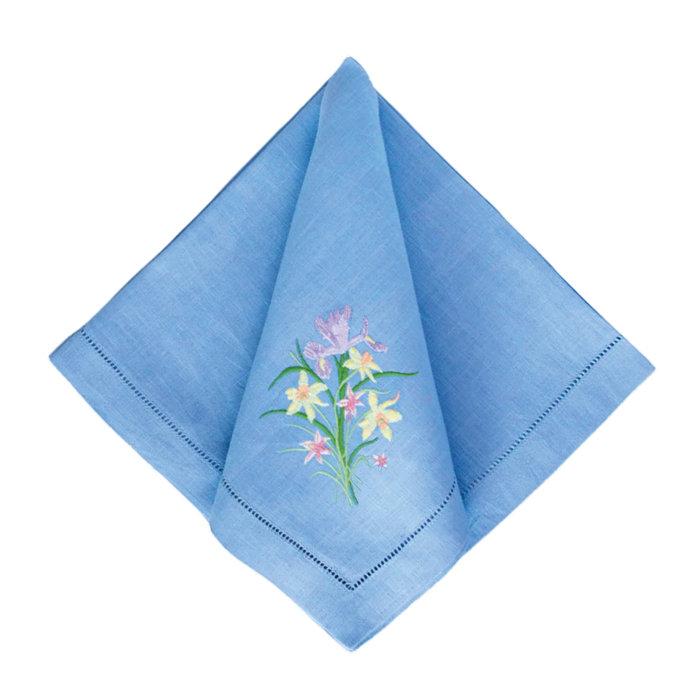 Daffodil Dinner Napkins - Bluebell