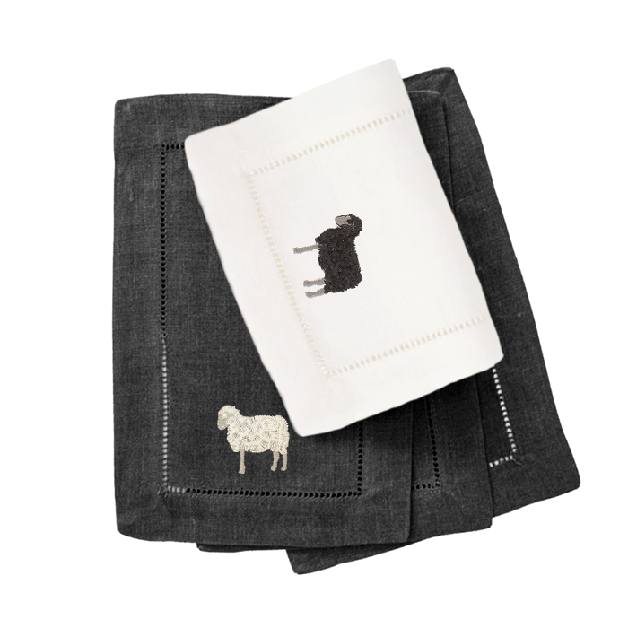 6x9 Black Sheep on Cocktail Napkins