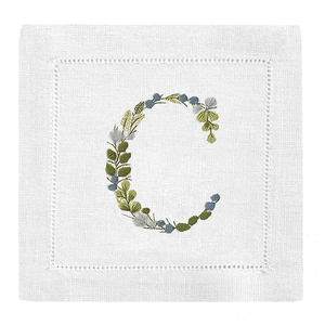 Flowering Vine Alphabet Cocktail Napkins