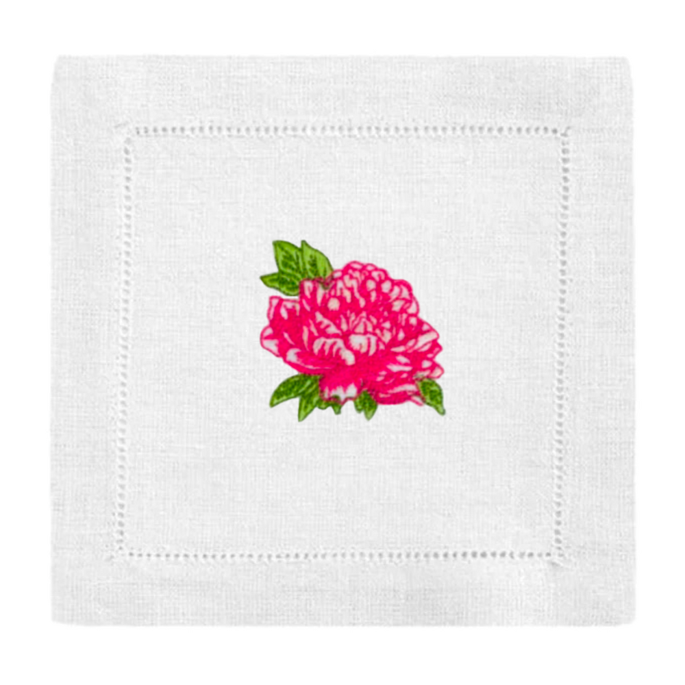 Peony Cocktail Napkins