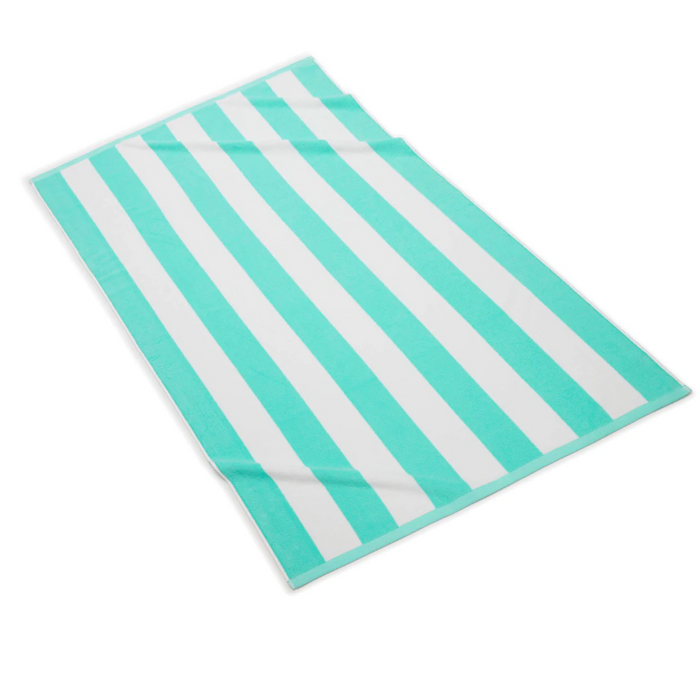 Customizable Cabana Stripe Beach Towel