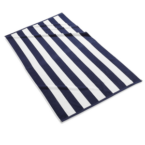 Customizable Cabana Stripe Beach Towel