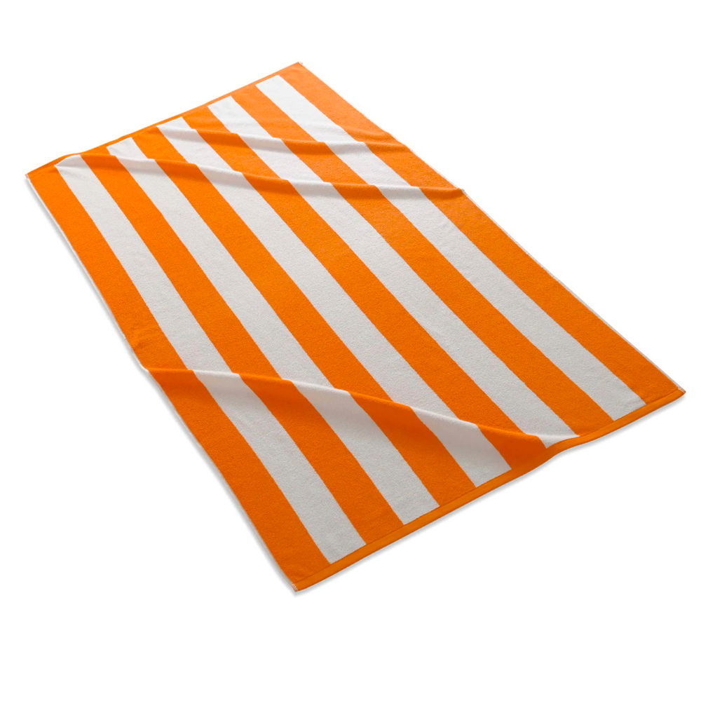 Customizable Cabana Stripe Beach Towel