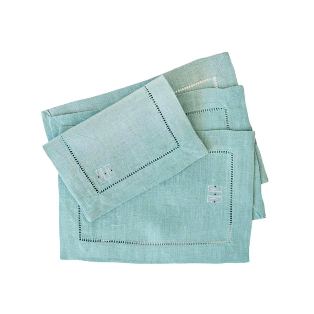 Festival 6x9 Customizable Linen Cocktail Napkins - Poolside