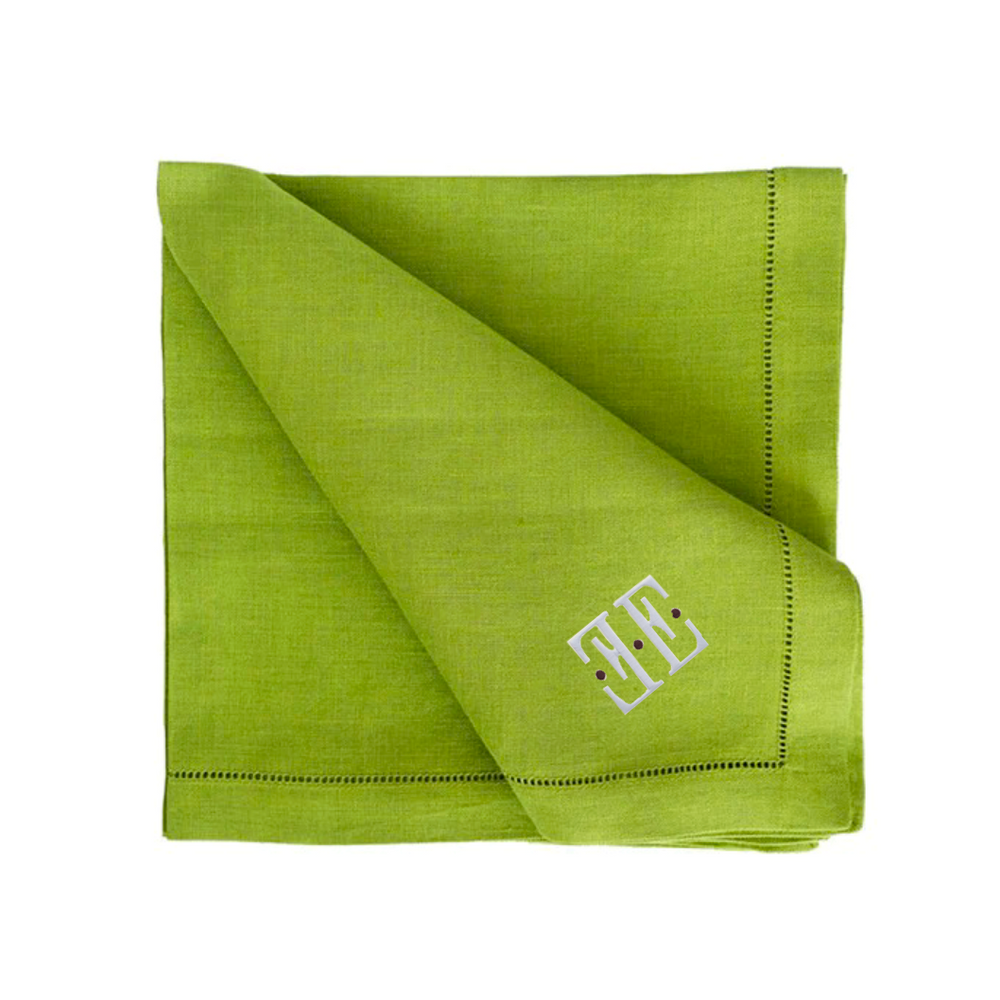 Festival Customizable Linen Dinner Napkins - Fern