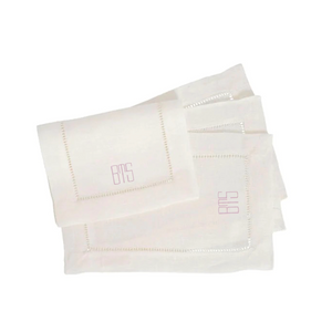 Festival 6x9 Customizable linen Cocktail Napkins - Oyster