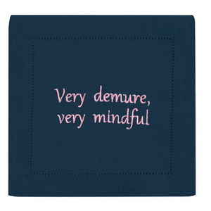 Very demure, Very mindful Cocktail Napkins