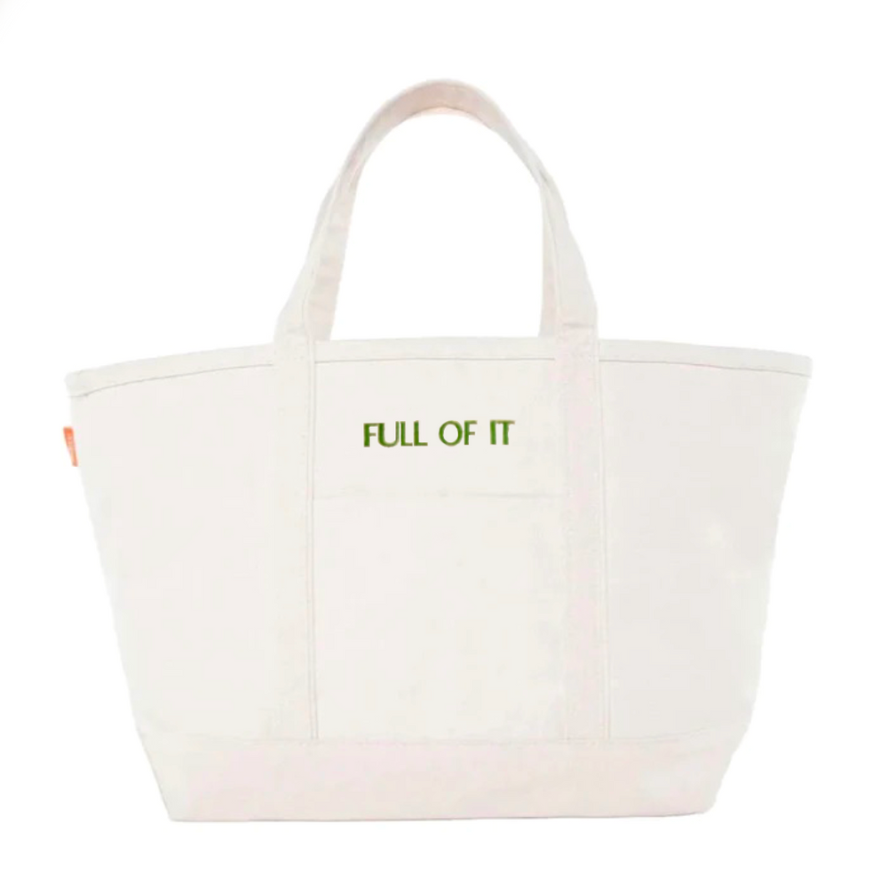 Full of It Large Boat Tote