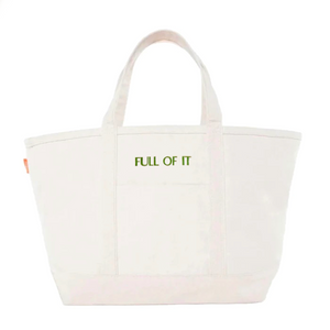 Full of It Large Boat Tote