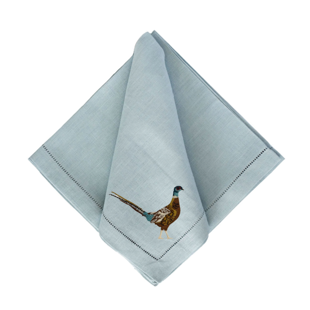 Pheasant Dinner Napkins - Set of 4