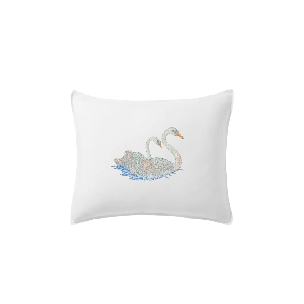 Swan Boudoir Pillow