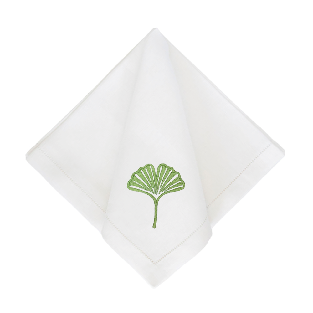 Ginkgo Leaf Dinner Napkins-Set of 4