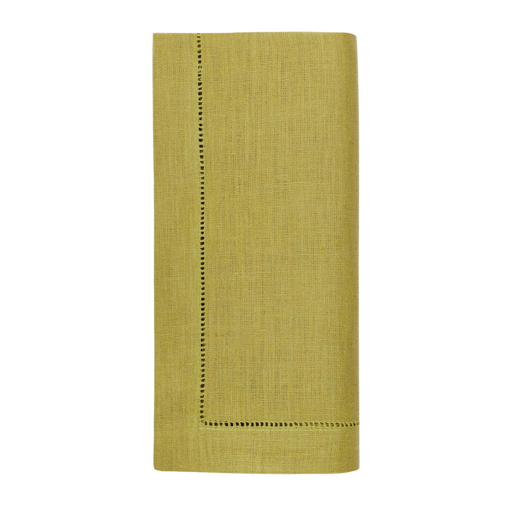 Festival Customizable Lime Linen Dinner Napkins-Set of 4