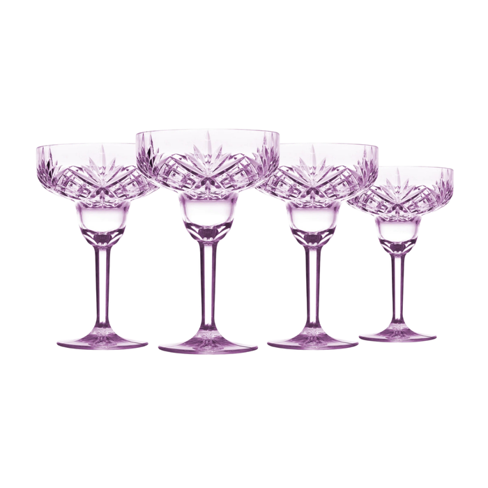 Dublin Acrylic Lavender Margarita, Set of 4