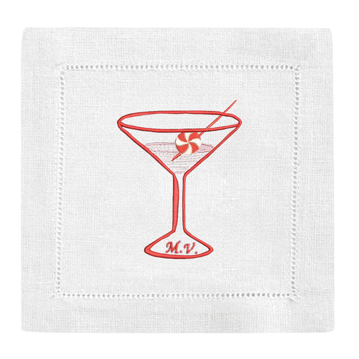 Signature Peppermint Martini Cocktail Napkins