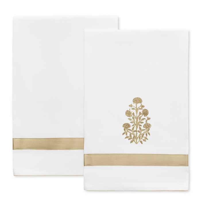 Lowell Guest Towel-Marigold
