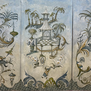 Paper Panel-Blue Chinoiserie Panels