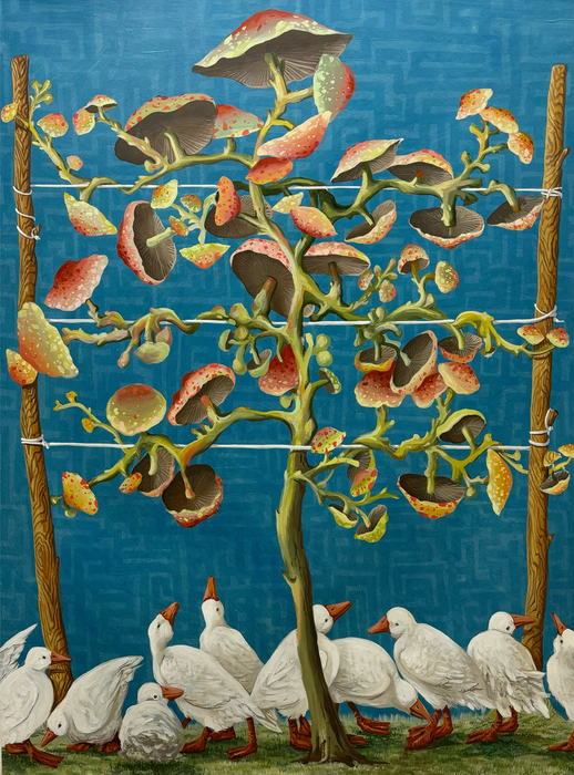 Paper Panel-Duck Flock