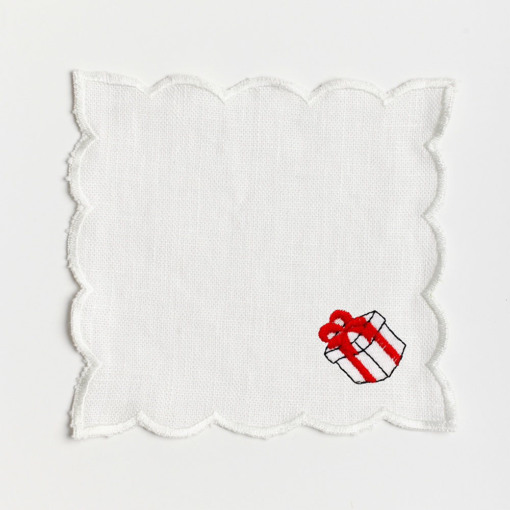 Peeking Present Cocktail Napkins