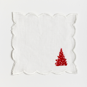 Little Christmas Tree Cocktail Napkins