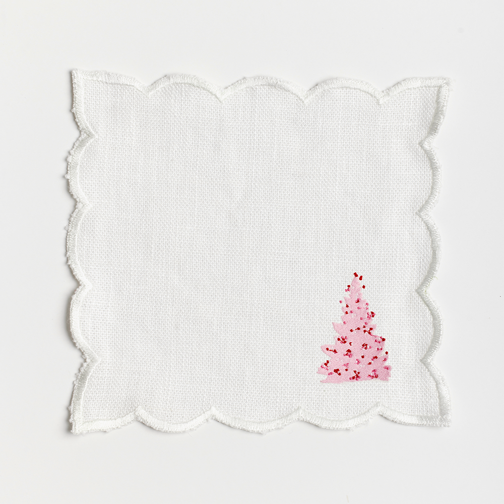 Little Christmas Tree Cocktail Napkins