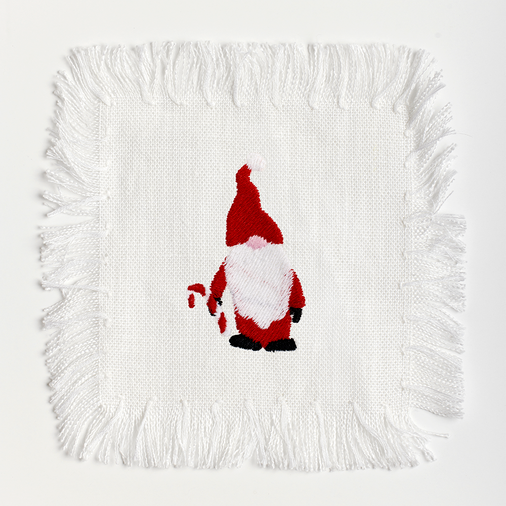 Festive Gnome Cocktail Napkins