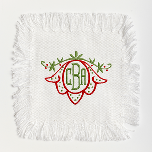 Holiday Monogram No. 02 Cocktail Napkins