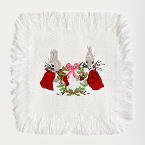 Holiday Bunny No. 3 Cocktail Napkins