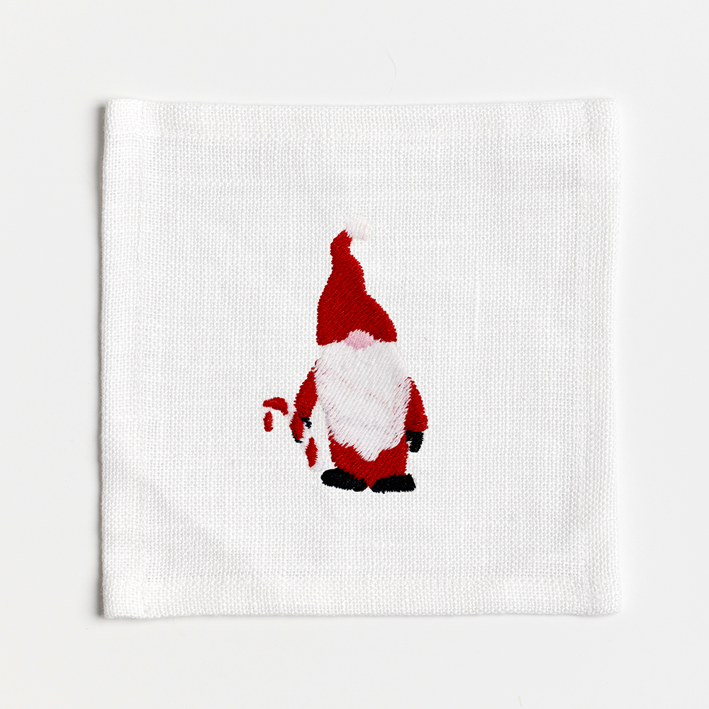 Festive Gnome Cocktail Napkins