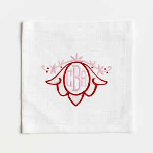 Holiday Monogram No. 01 Cocktail Napkins