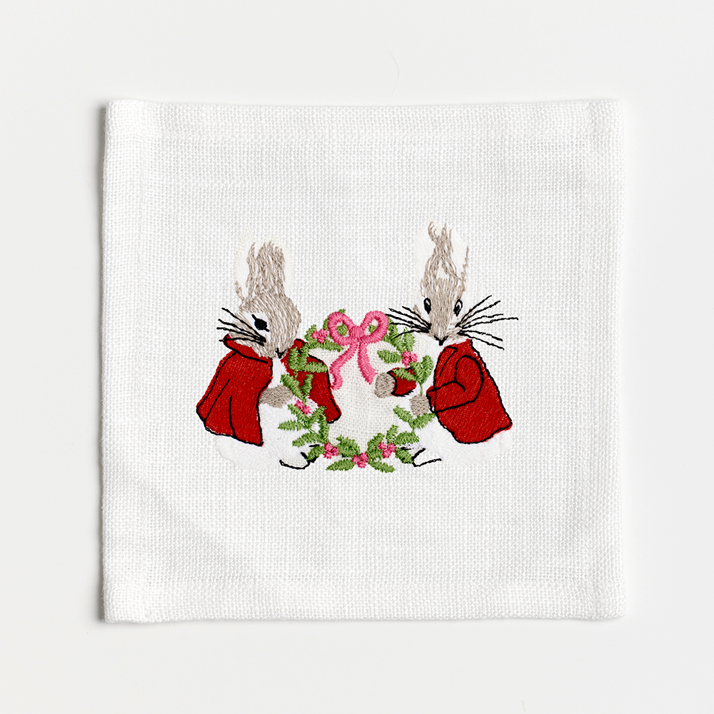 Holiday Bunny No. 3 Cocktail Napkins