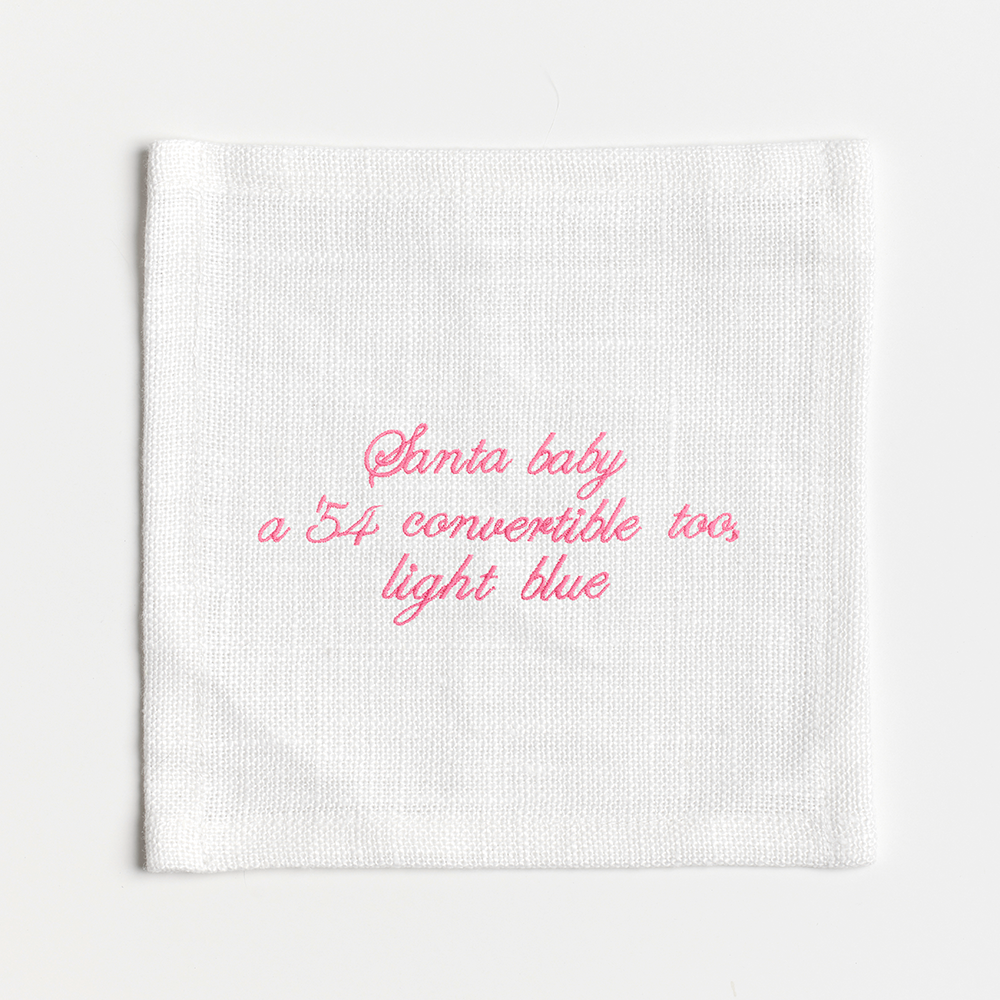 Santa Baby (Convertable) Cocktail Napkins