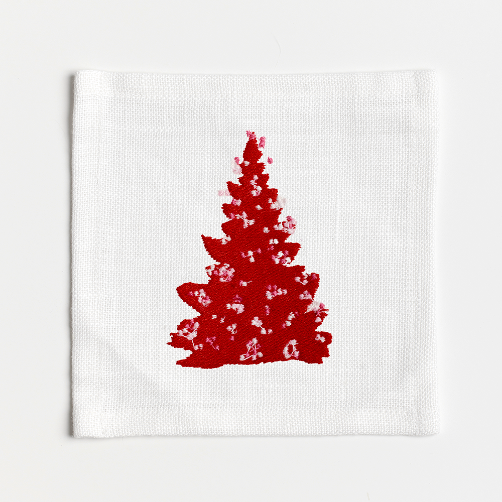 Big Christmas Tree Cocktail Napkins